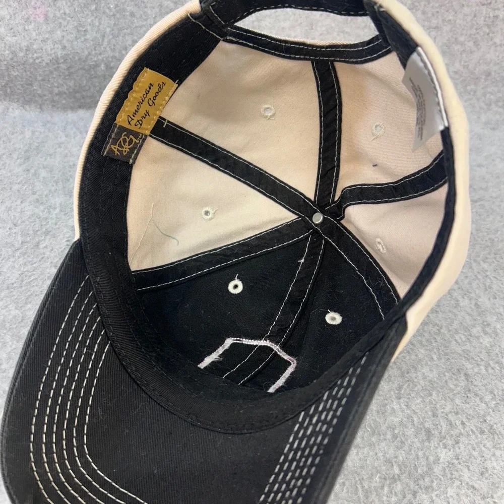 Pitkin Colorado Mens Black American Dry Goods Trucker Hat Mountain Patch OSFM